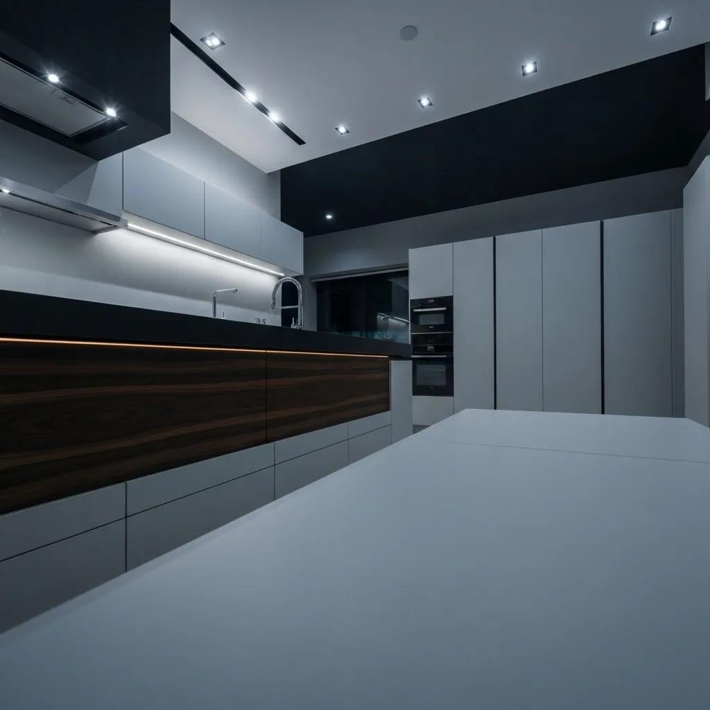 Classic car interior with retro-style head unit and modern audio components