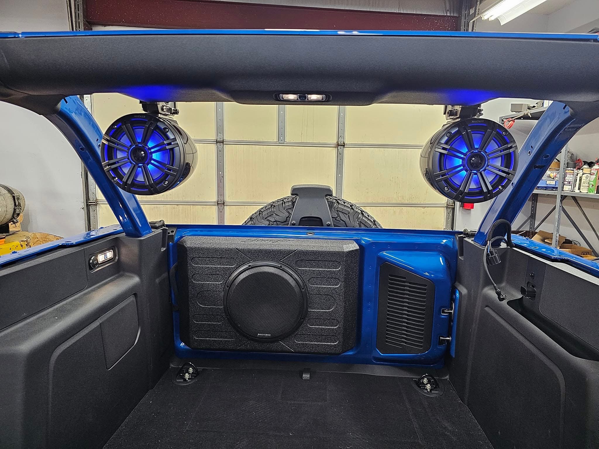 KICKER powersports audio installation in a side-by-side
